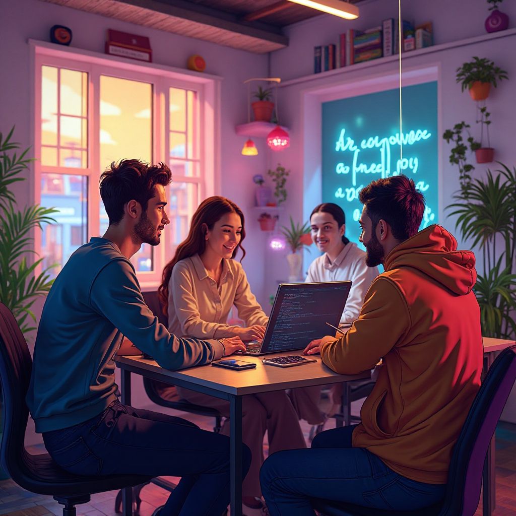 Il nostro team di sviluppo al lavoro